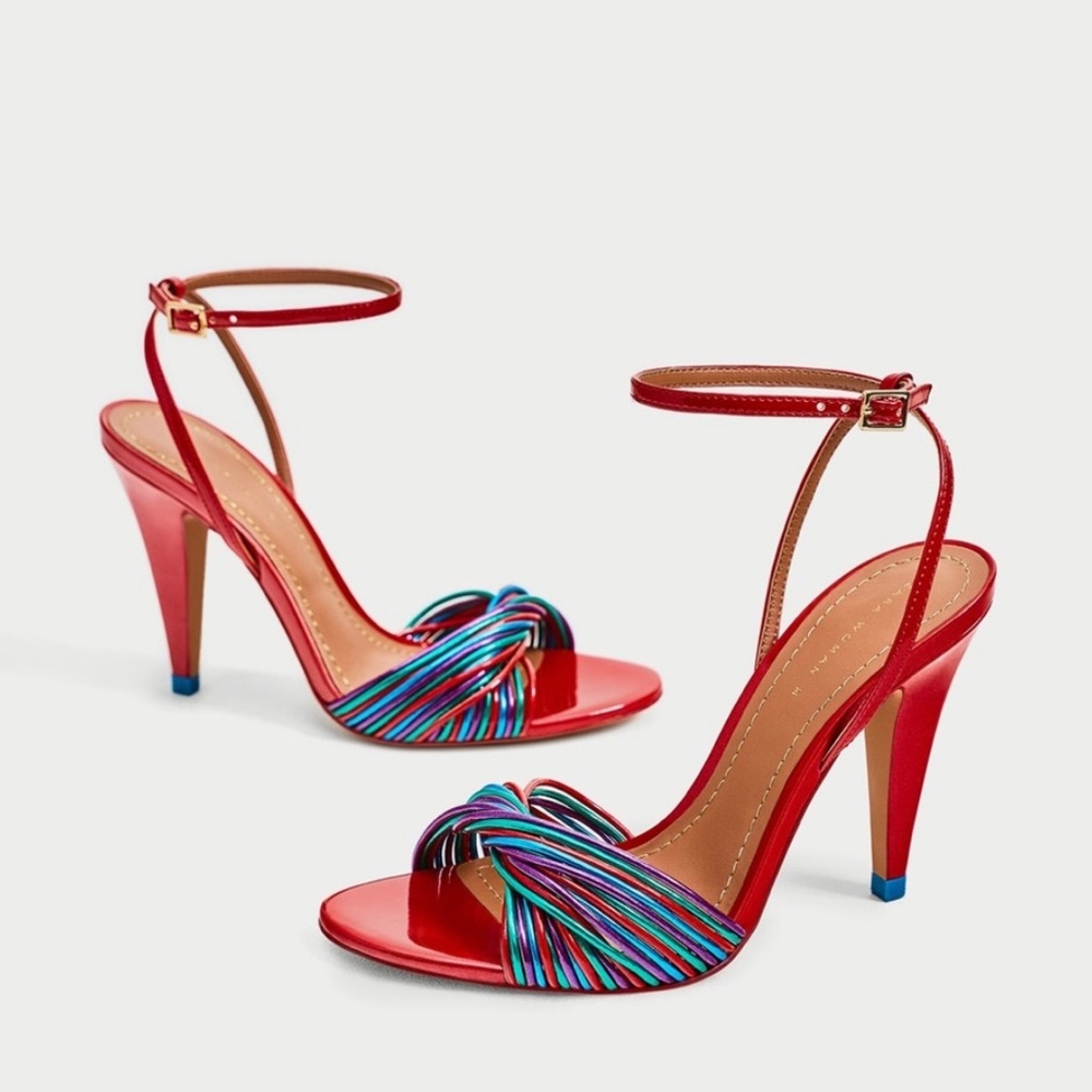 Zara multicoloured heels